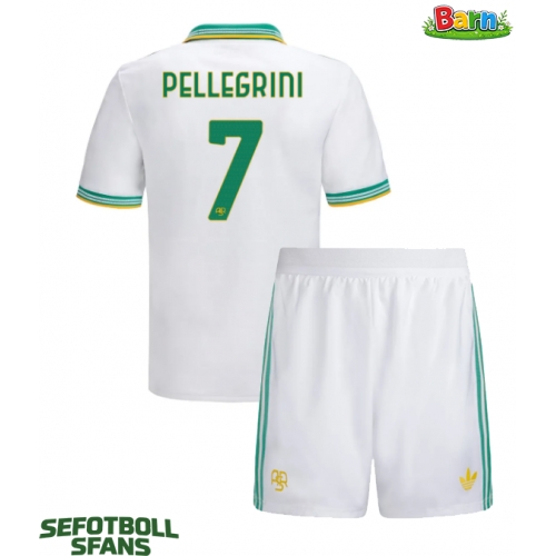 AS Roma Lorenzo Pellegrini #7 Tredjeställ Barn 2025-26 Kortärmad (+ Korta byxor)